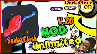 How to Download Snake Clash MOD APK Hack Mod Unlimited Coins Mod Menu Epic Snake Clash GamePlay #70 screenshot 3