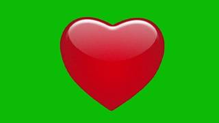 Green Screen Heart Sounds Overlay HD Animation / Футаж Сердце Стук Звук Эффект