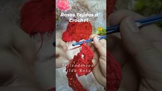 👆Tutorial Rosas de Crochet aquí 👆 #crochet | Tejido a Crochet