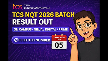 TCS NQT 2026 Result Out 🔥 | Ninja vs Digital vs Prime Selected Count | Interview Date