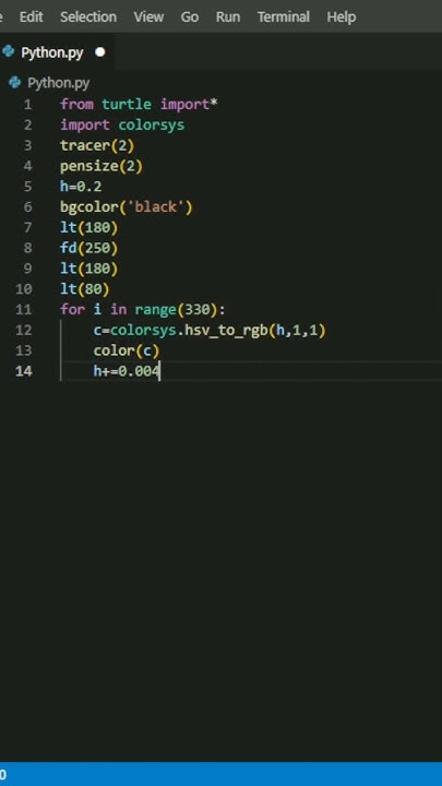 Crazy output design using turtle python🔥 #coding #programming #python # ...