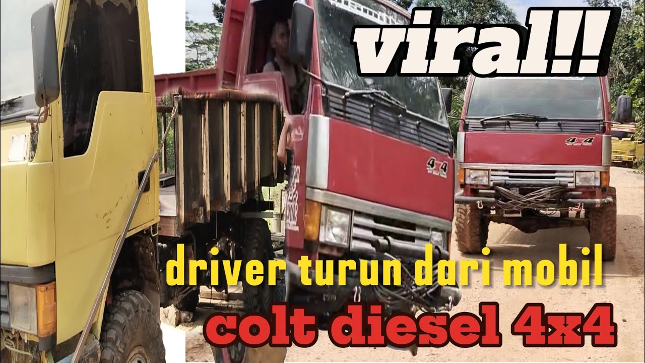 uji coba truck ps100 4x4 khusus untuk di lumpur dan dirawa