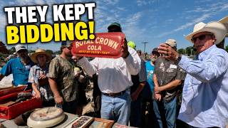 Bidding Wars Over Vintage Signs! Tractors, Tools & Deals All Day