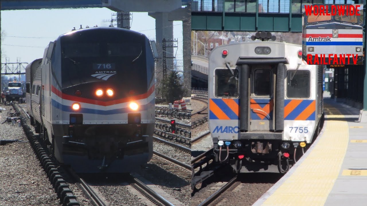 AMTRAK TEST EXTRA WITH A MARC CAB CAR?! Amtrak And Metro North