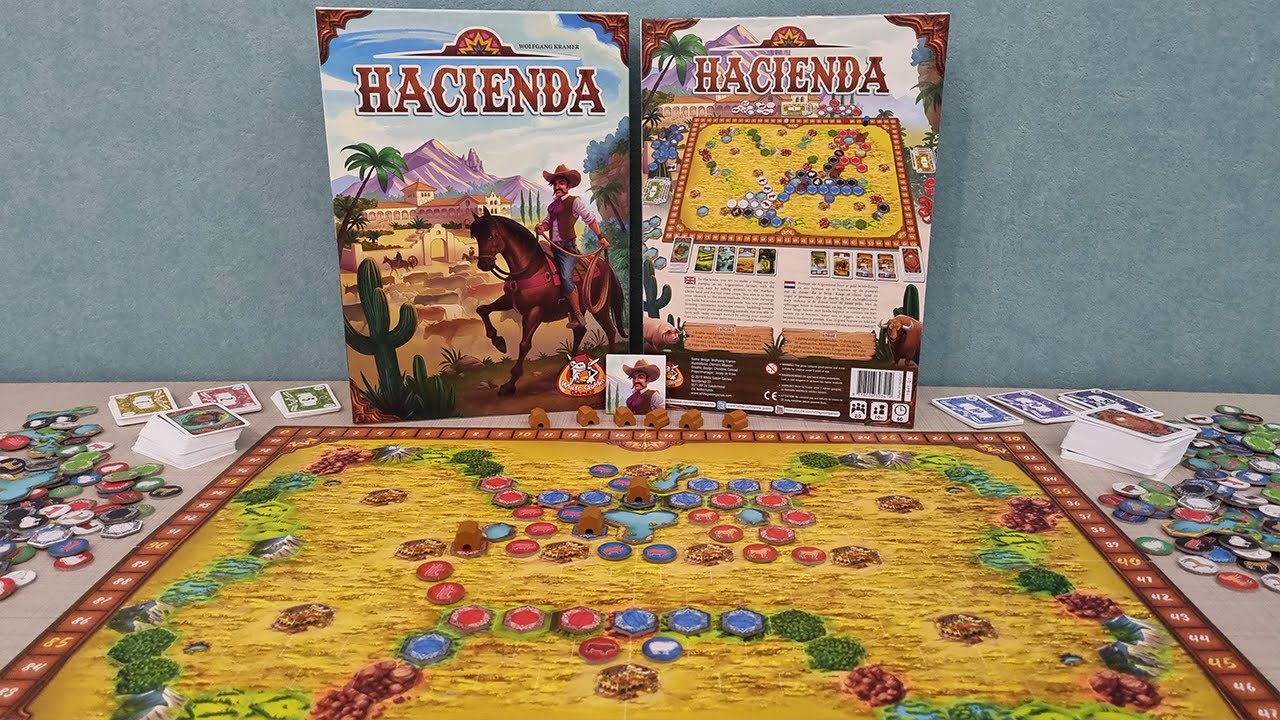 Hacienda (Second Edition) Kutu Oyunu Açılımı Falan ASMR Board Game