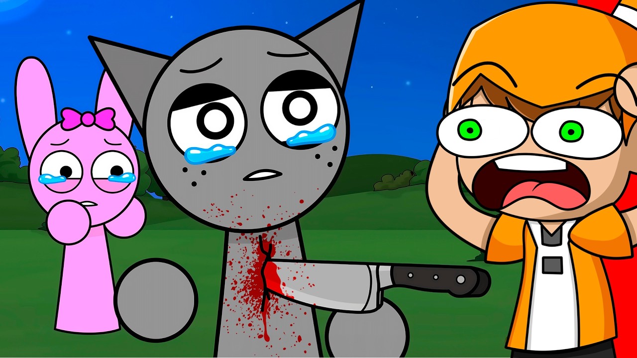 GRIS Tiene una ADMIRADORA SECRETA | Palmita reacciona a Incredibox Sprunki Animación