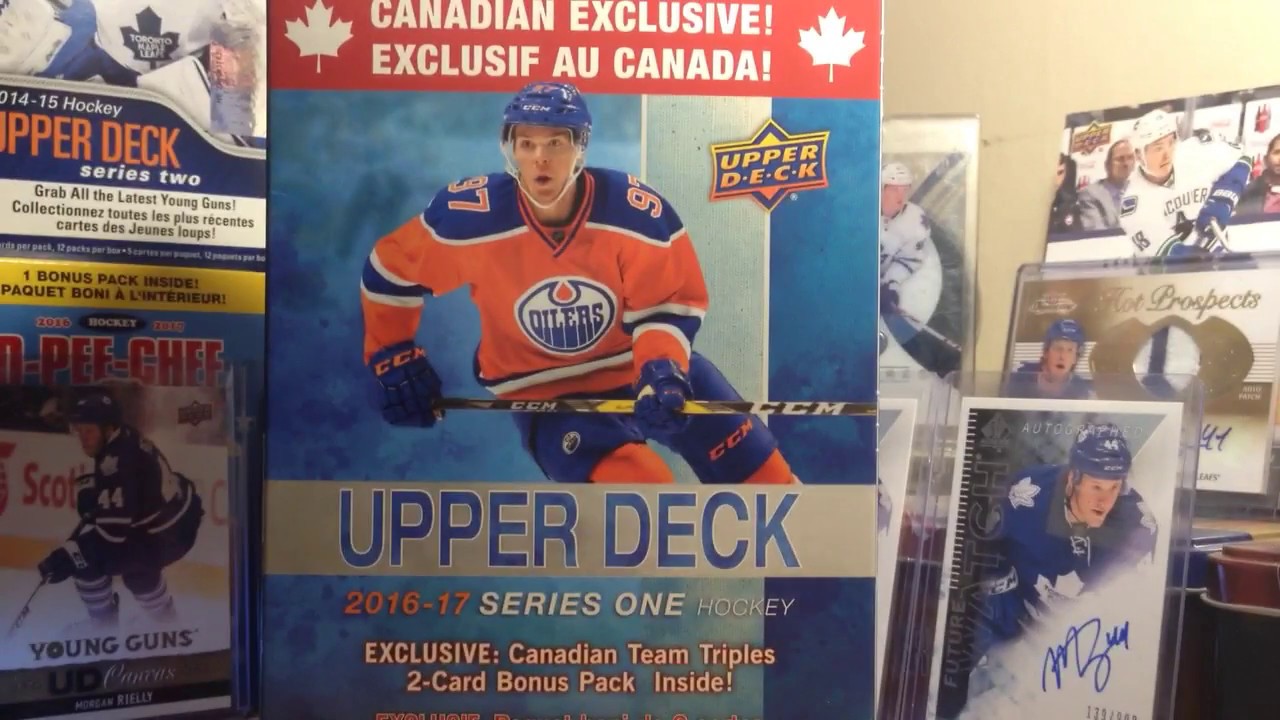 16/17 Upper Deck Series 1 Hockey Toys R Us Exclusive Blaster Box Break