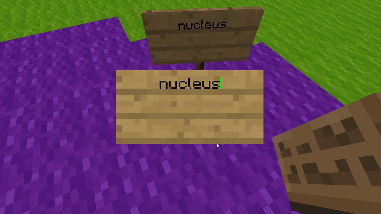 plant cell model on minecraft YouTube