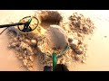 100‘s coins Found BURIED Metal Detecting Beach After Storm!