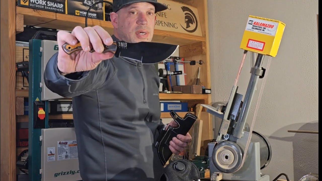 Razor Edge Sharpening System Review Kalamazoo 1x42 1SMVP Belt Sander 