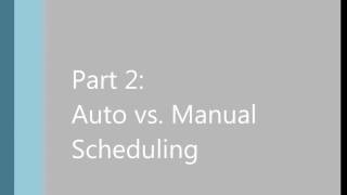 Part 2 of 9: Microsoft Project Demo – Auto vs. Manual Scheduling