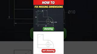 This is why your dimensions are not showing in AutoCAD