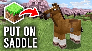 How To Put Saddle On Horse In Minecraft - Full Guide