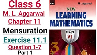 ml aggarwal class 6 maths chapter 11 (Mensuration) exercise 11.1 question 1-7 (part 1) screenshot 5