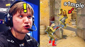 S1MPLE HAS 0 RESPECT FOR CSGO PROS!! CS:GO Twitch Clips