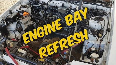Painting Talon Engine Bay - Automotive Touchup Paint Kit