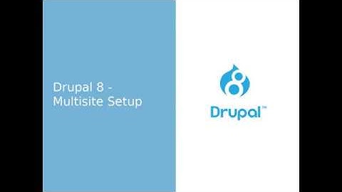 Drupal 8  - Creation of multisite