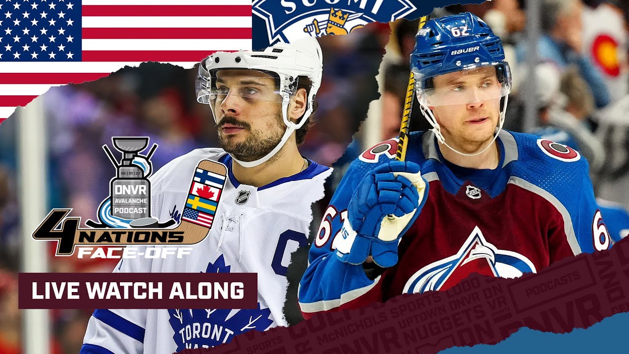 DNVR Avalanche Watchalong | 4 Nations Face Off: Team USA vs Team ...