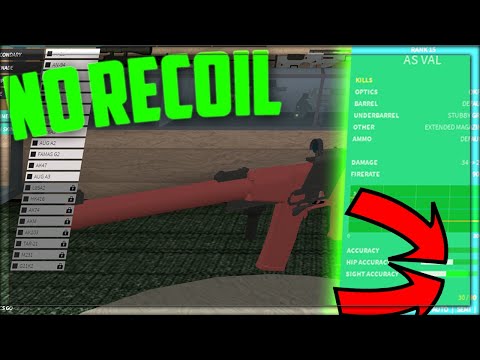 Best As Val Setup No Recoil Phantom Forces Youtube - as val best setup and preview in phantom forces roblox