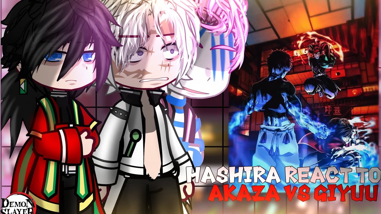 || Hashiras React to Akaza vs giyuu + tanjiro full fight || » SPOILERS infinity castle arc 🇺🇸🇸🇦 ||