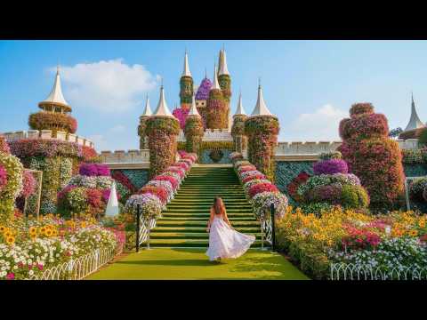 داخل حديقة دبي المعجزة 2025 أكبر حديقة زهور في العالم جولة مشي 4