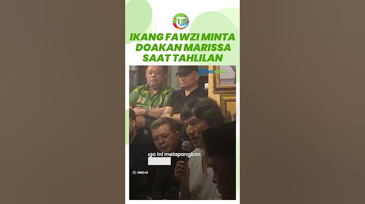 Momen Ikang Fawzi Tahlilan Marissa Haque, Ikang Minta Doakan Istri Tercintanya Menuju Jannah