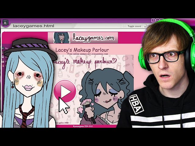 Lacey's Makeup Parlor is absolutely terrifying... laceygames.com class=