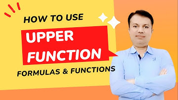 How to use UPPER Function in Urdu/Hindi? #formula #functions #exceltutorial #spreadsheet