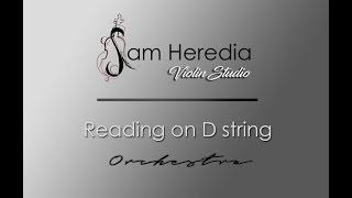 Note Reading on D - String Orchestra Note Reading On A String Orchestra