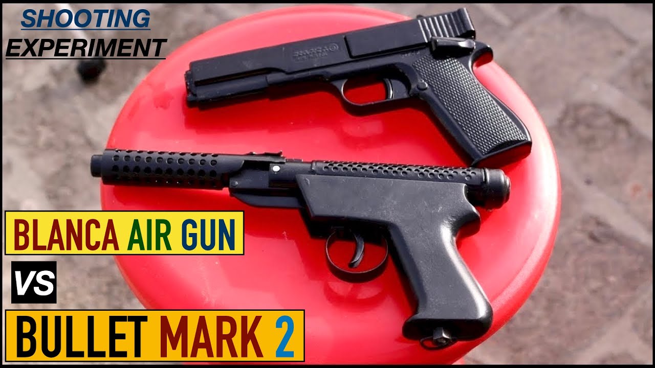 Blanca Air Pistol vs Bullet Mark 2 Air Pistol Shooting Test on Glass