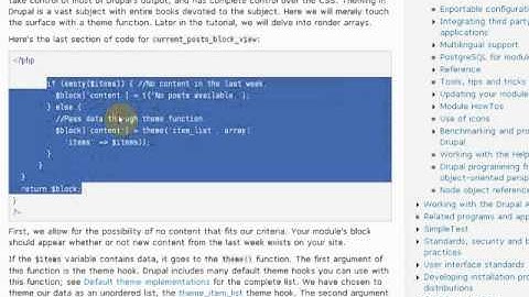 Writing drupal module block- display #2