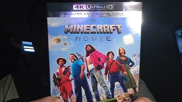 Minecraft movie 4k Ultra HD Unboxing