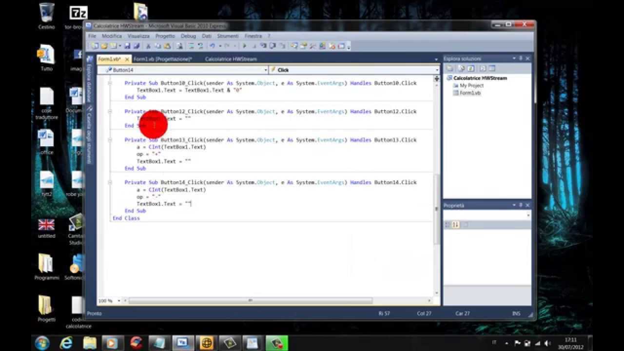 Creare Una Calcolatrice Con Visual Basic