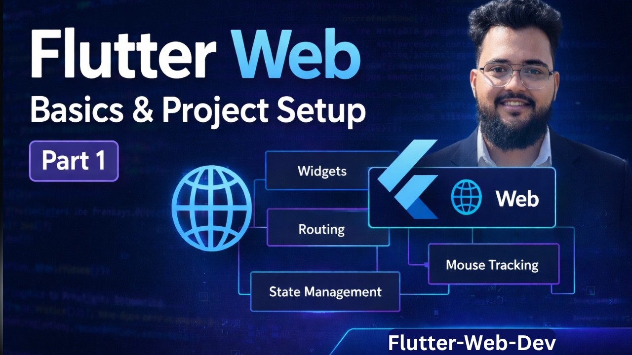 Flutter Web App — Basics & Project Setup Explained 01 - YouTube