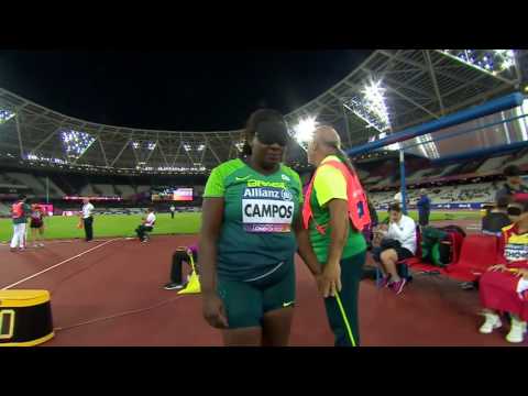 Izabela Campos | Silver Women’s Javelin F11 | Final | London 2017 World Para Athletics Championships