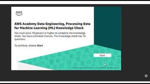 Module 10 Eduskills AWS Academy Data Engineering Course || knowledge check correct answers