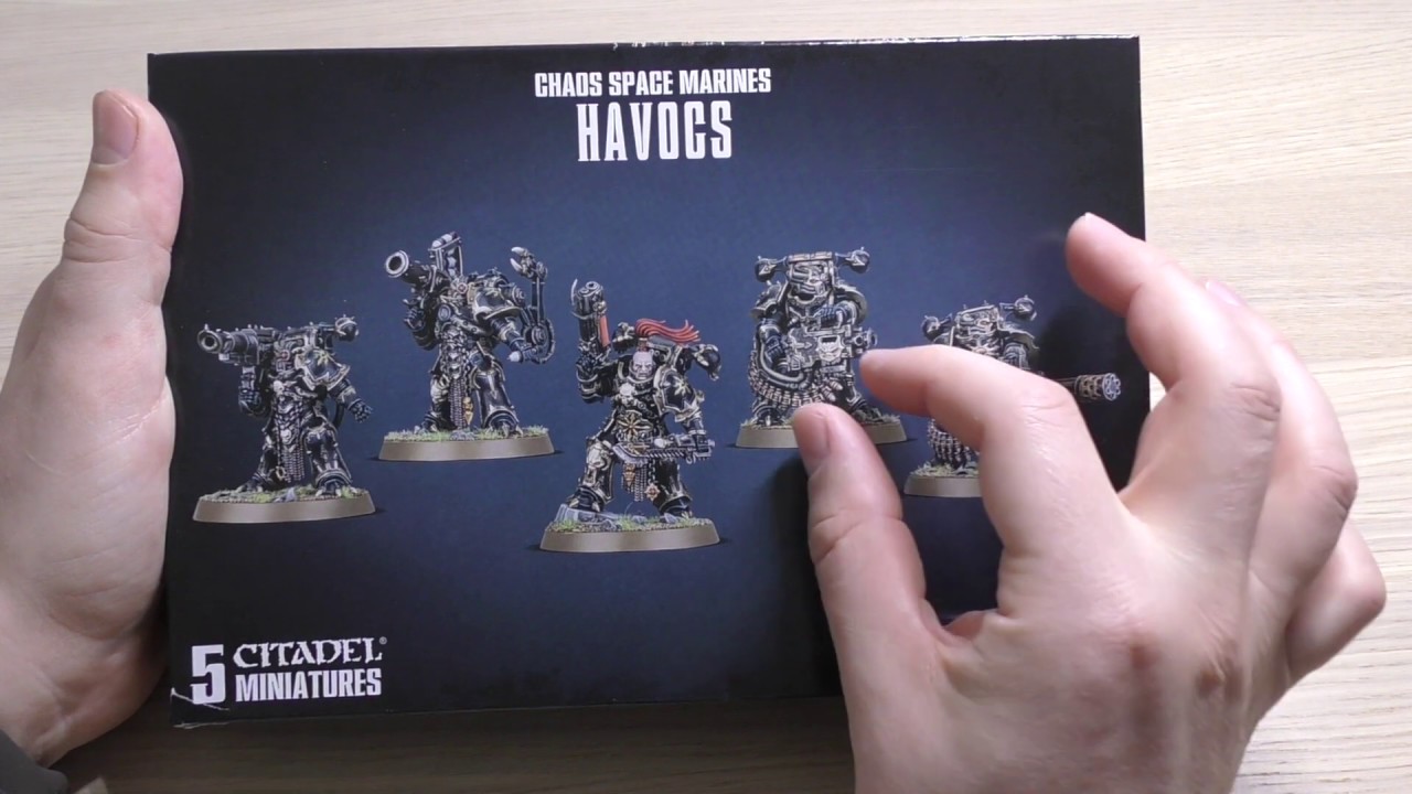 Chaos Space Marines Havocs - Unboxing (WH40K) - YouTube