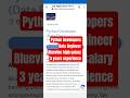 PYTHON DEVELOPER DATA Engineer. ## Bluevine