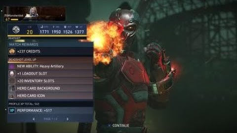 Injustice 2 how to unlock Deadshot level 20 and new Heavy Artillery ability