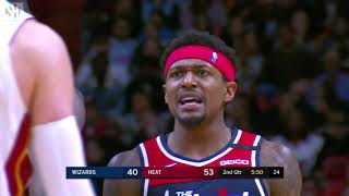 Bradley Beal Full Play vs Miami Heat | 01\/22\/20 | Smart Highlights