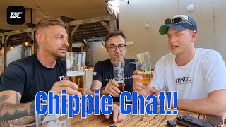 Chippie Chat in the pub three carpenters chatting!!