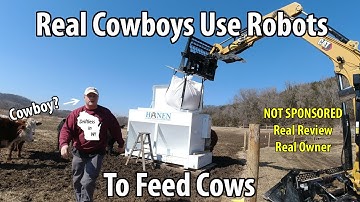 Automated Cattle Livestock Feeder -  Feeding Cows with Robots - Hanen LSF-12 Review