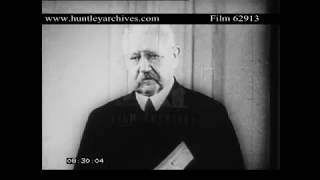 Preparations for 1932 German Presidential Election.  Archive film 62913
