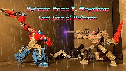 Transformers Optimus Prime Vs. Megatron: Last Line of Defense