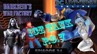 DCUO - Episode 24 - T8 Raid: Darkseid’s War Factory - Last Boss - Ice Tank P.O.V.