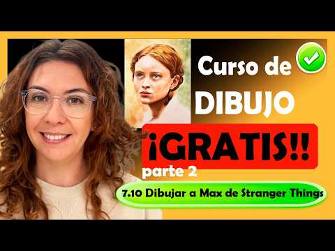 Curso de Dibujo GRATIS, 7.10 cómo DIBUJAR a Max de Stranger Things a color parte 2