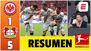 BAYER LEVERKUSEN sigue INVICTO: aplastó al Frankfurt y ya piensa en liquidar a la Roma | Bundesliga