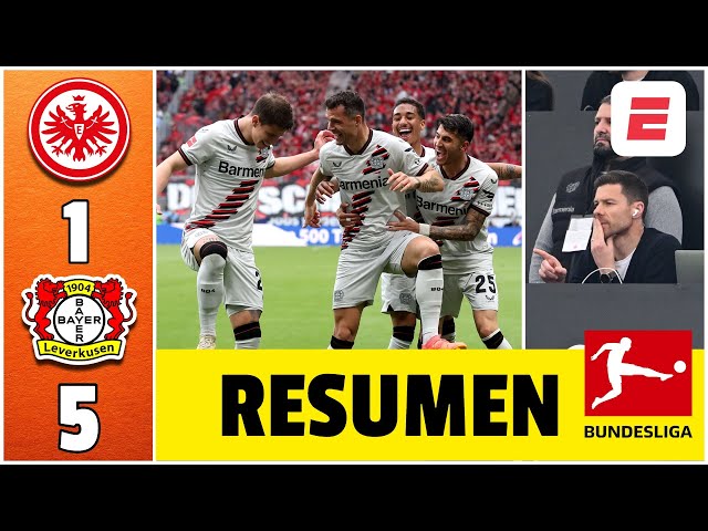 BAYER LEVERKUSEN sigue INVICTO: aplastó al Frankfurt y ya piensa en liquidar a la Roma | Bundesliga