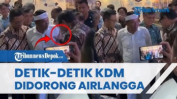 VIRAL Detik-detik Dedi Mulyadi Didorong Airlangga Hartarto saat Foto dengan JK, KDM Sampai Kaget