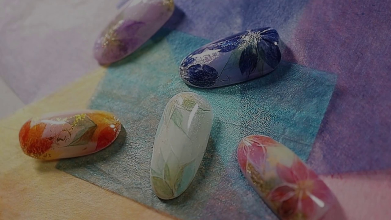 伝統工芸ネイル 和紙ネイル ネイルサロン 藍rish